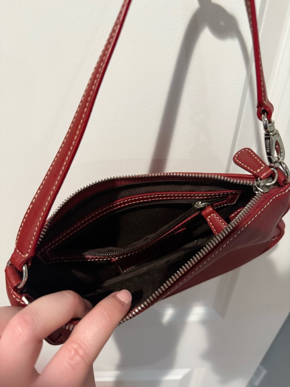 Coach Vintage Leather Hampton Purse Handbag No. A3S-7785 in excellent condition - Picture 6 of 10